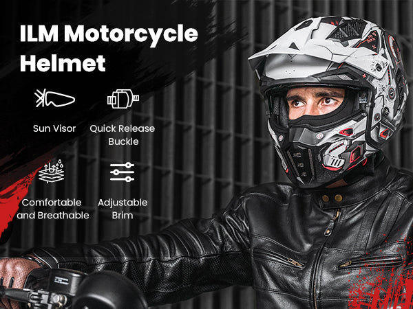 CASCO DE MOTO 3/4 ILM Z302 -MECHANICAL BLUE