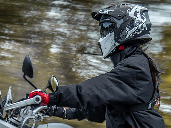 CASCO DE MOTO 3/4 ILM Z302 - MECHANICAL RED