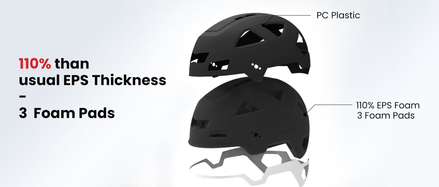 Casco ILM para Scooter/Bicicleta E3-12LS / 4 Colores