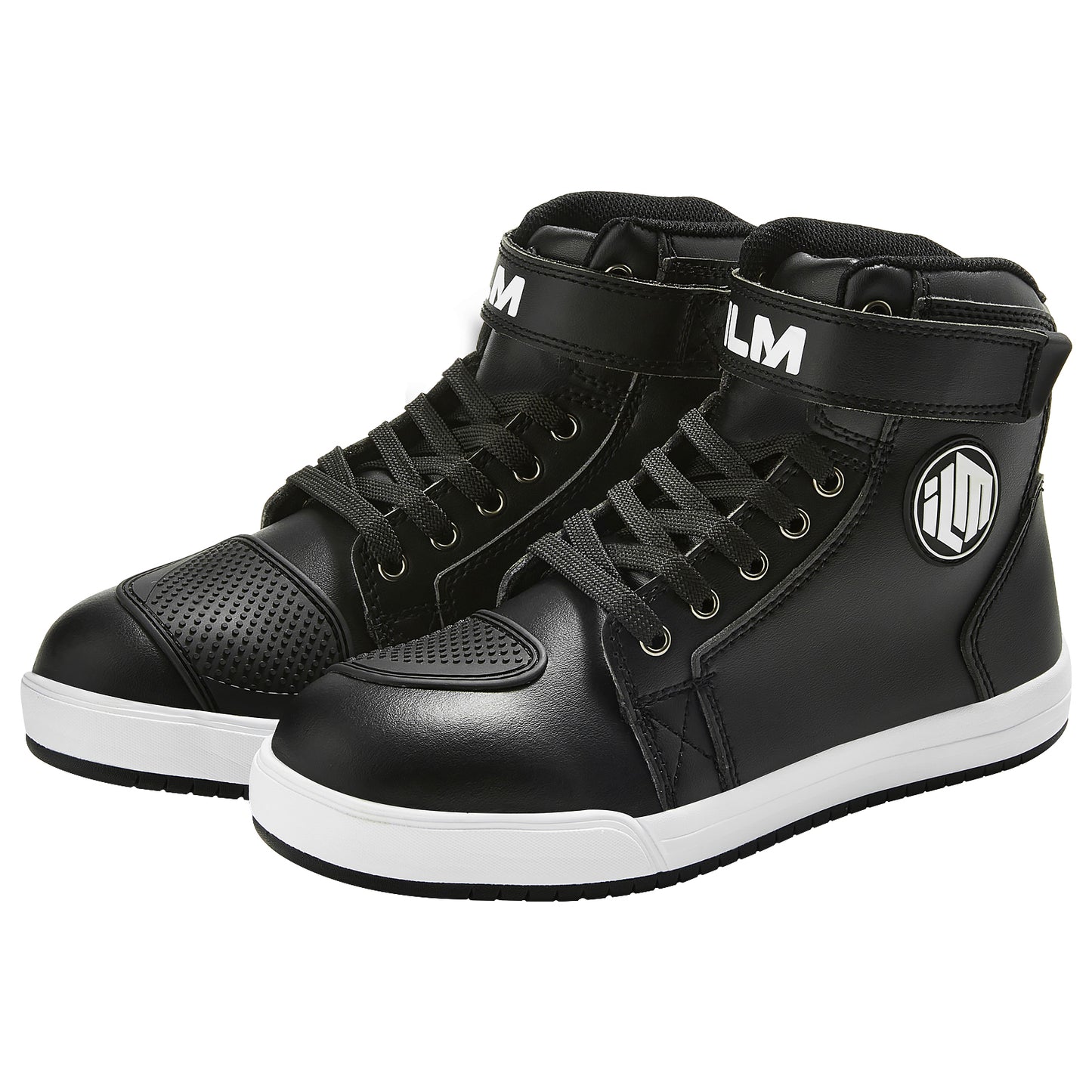 Zapatillas de moto ILM M1006 con protecciones / Negro