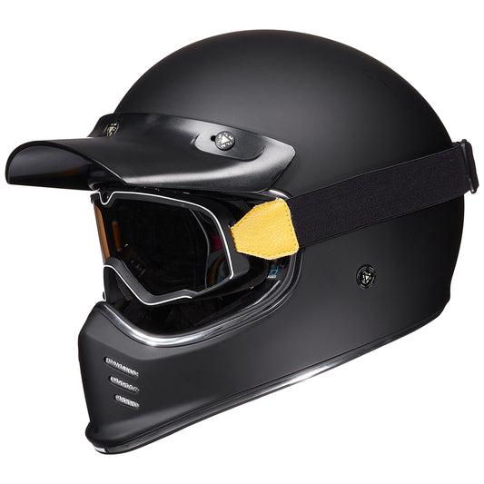 CASCO DE MOTO ILM - Z502 / NEGRO MATTE / CASCO CLÁSICO