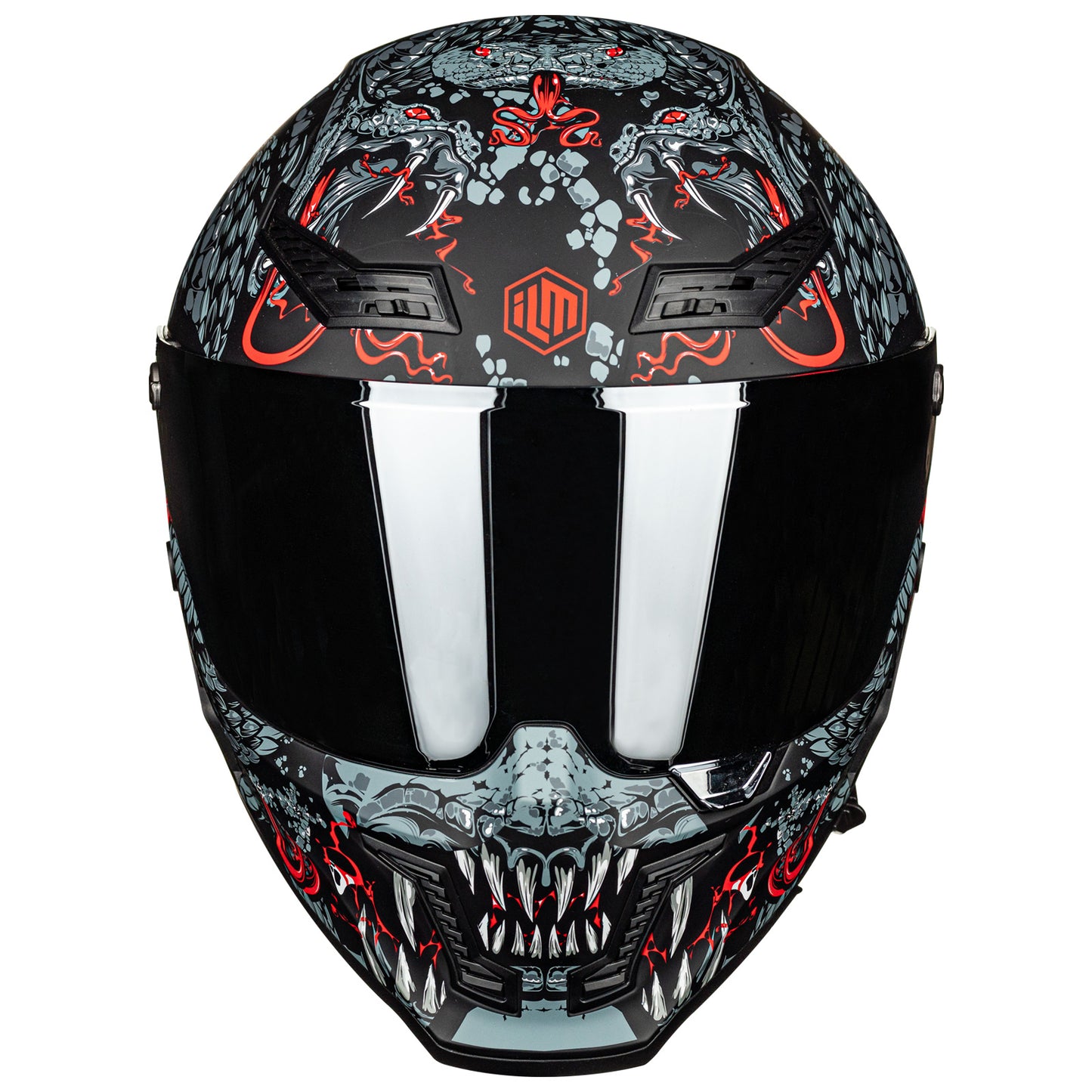 Casco de Moto ILM - MF509 - MYTHOLOGY RED