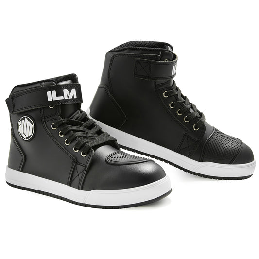 Zapatillas de moto ILM M1006 con protecciones / Negro