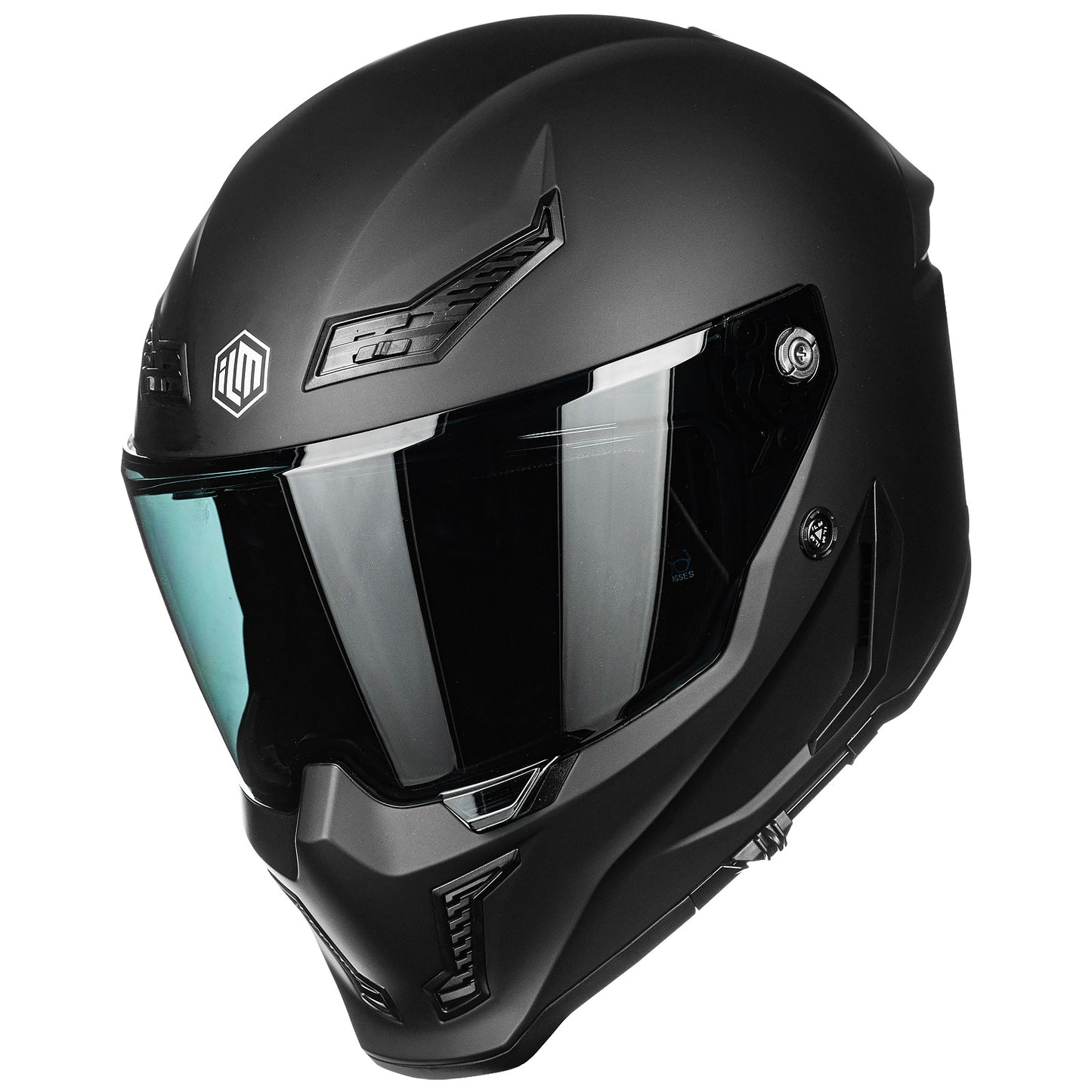 Casco de Moto ILM - MF509 - MATTE BLACK