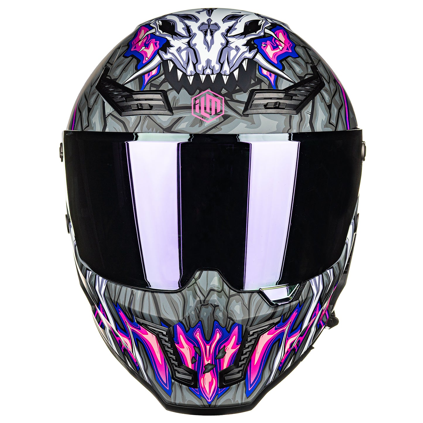 Casco de Moto ILM - MF509 - DAY1 PURPLE