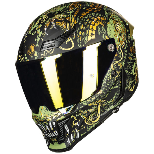 Casco de Moto ILM - MF509 - MYTHOLOGY GOLD