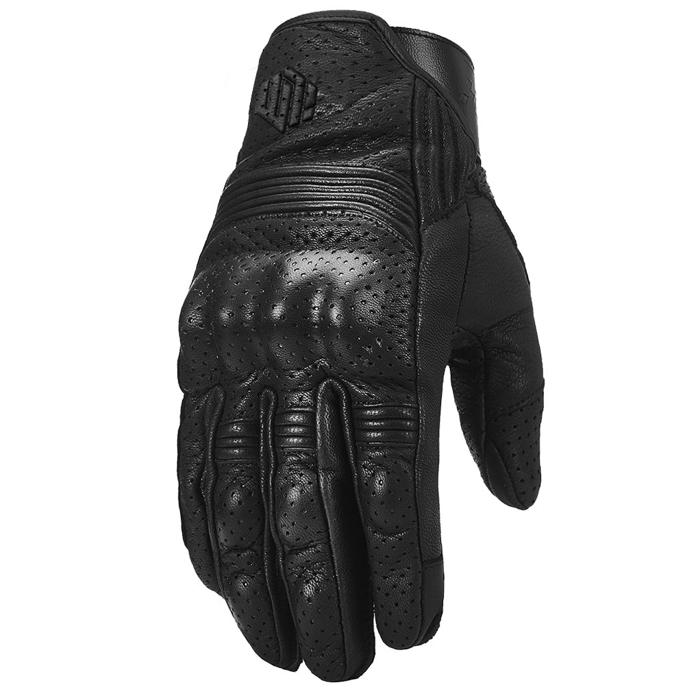 Guantes ILM Piel de Cabra Modelo DN01 / Negro perforado