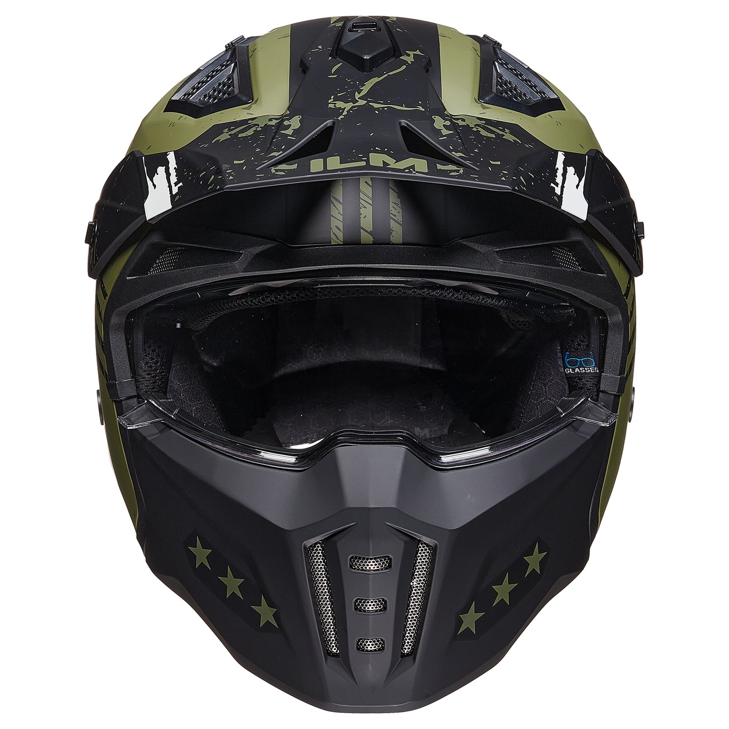 CASCO DE MOTO 3/4 ILM Z302 - ARMY GREEN