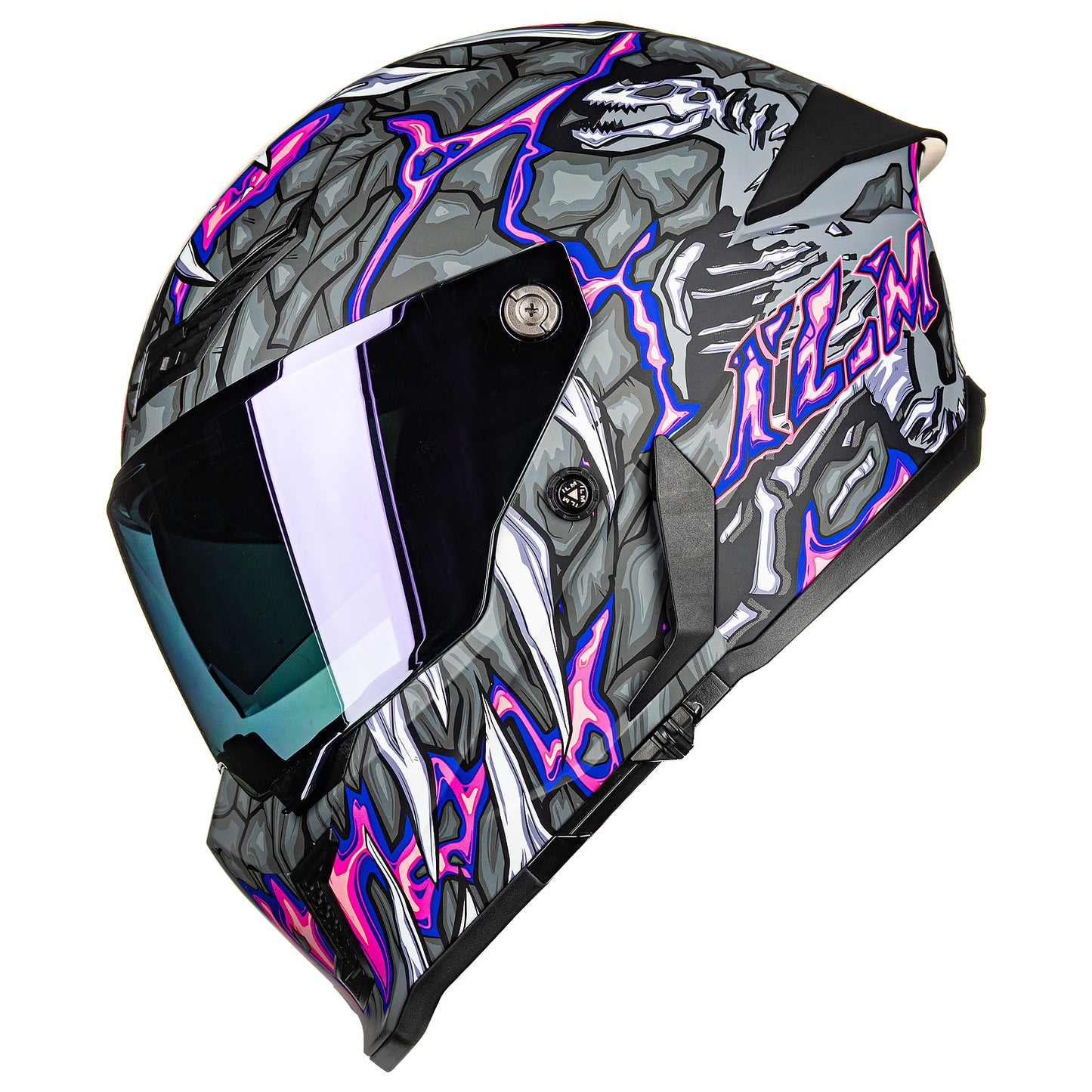 Casco de Moto ILM - MF509 - DAY1 PURPLE