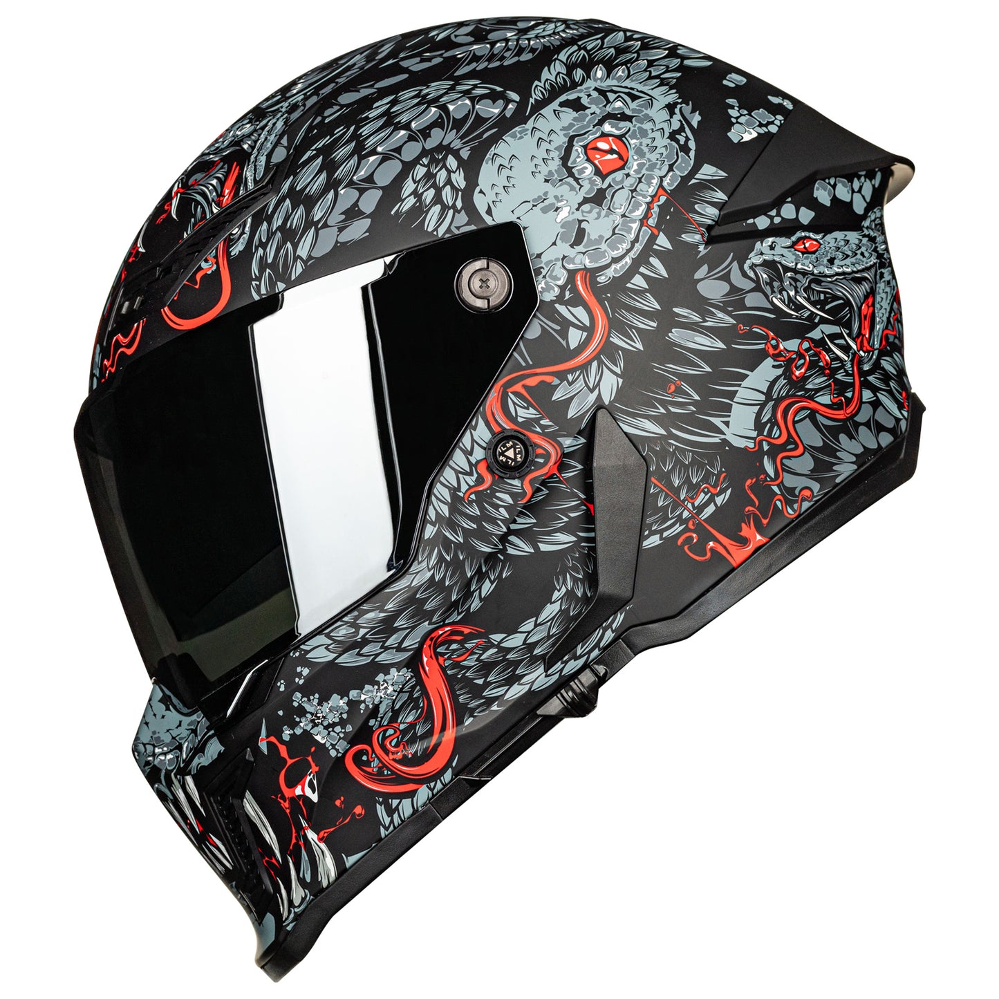 Casco de Moto ILM - MF509 - MYTHOLOGY RED