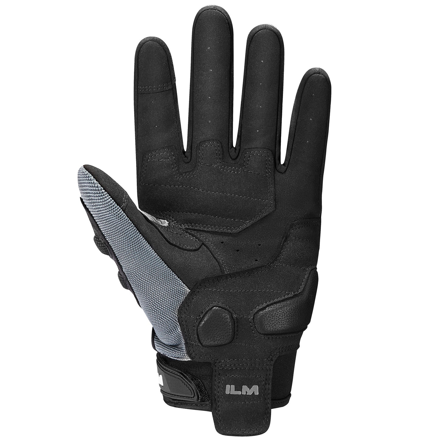 ILM Guantes de Moto JC42 / Negro - Gris