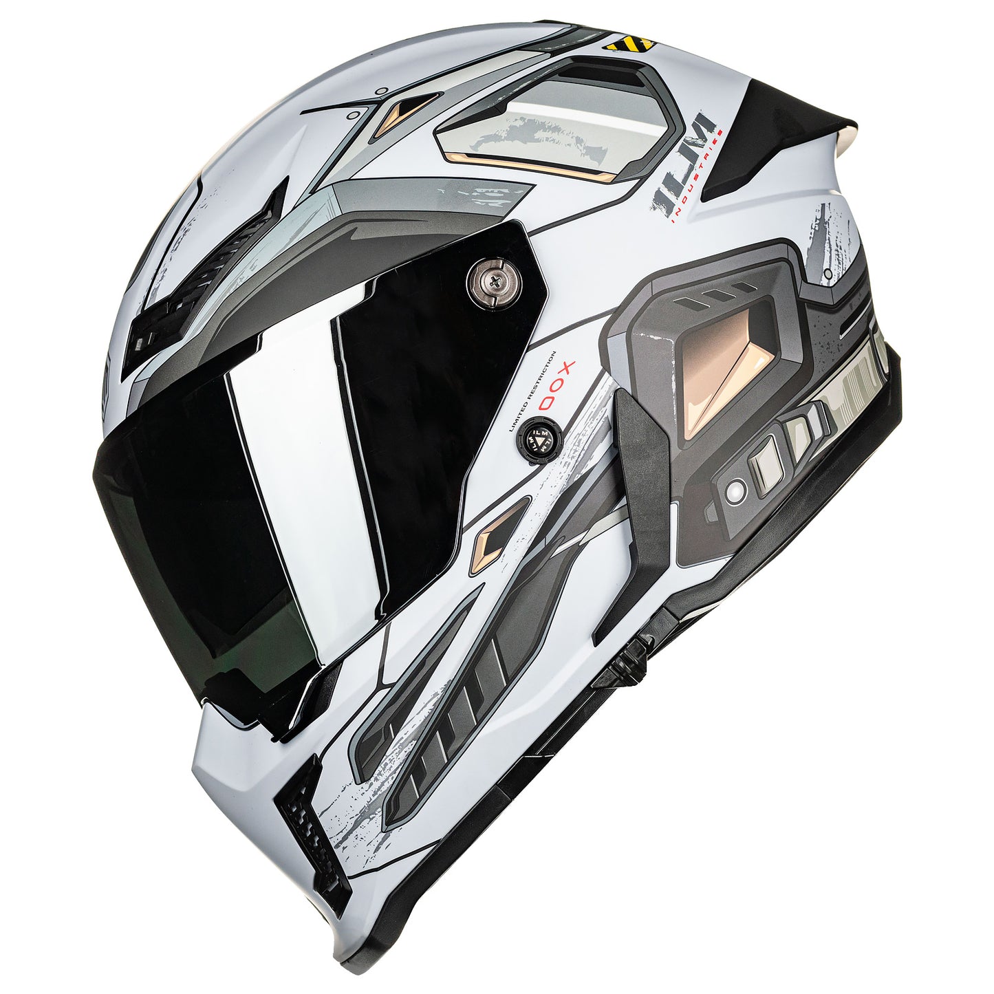 Casco de Moto ILM - MF509 - CYBORG GRAY