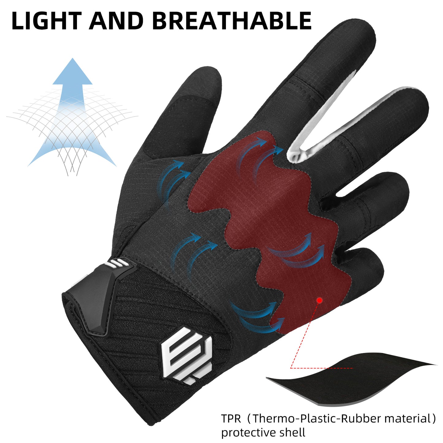 Guantes para motocicleta - ILM - JC38