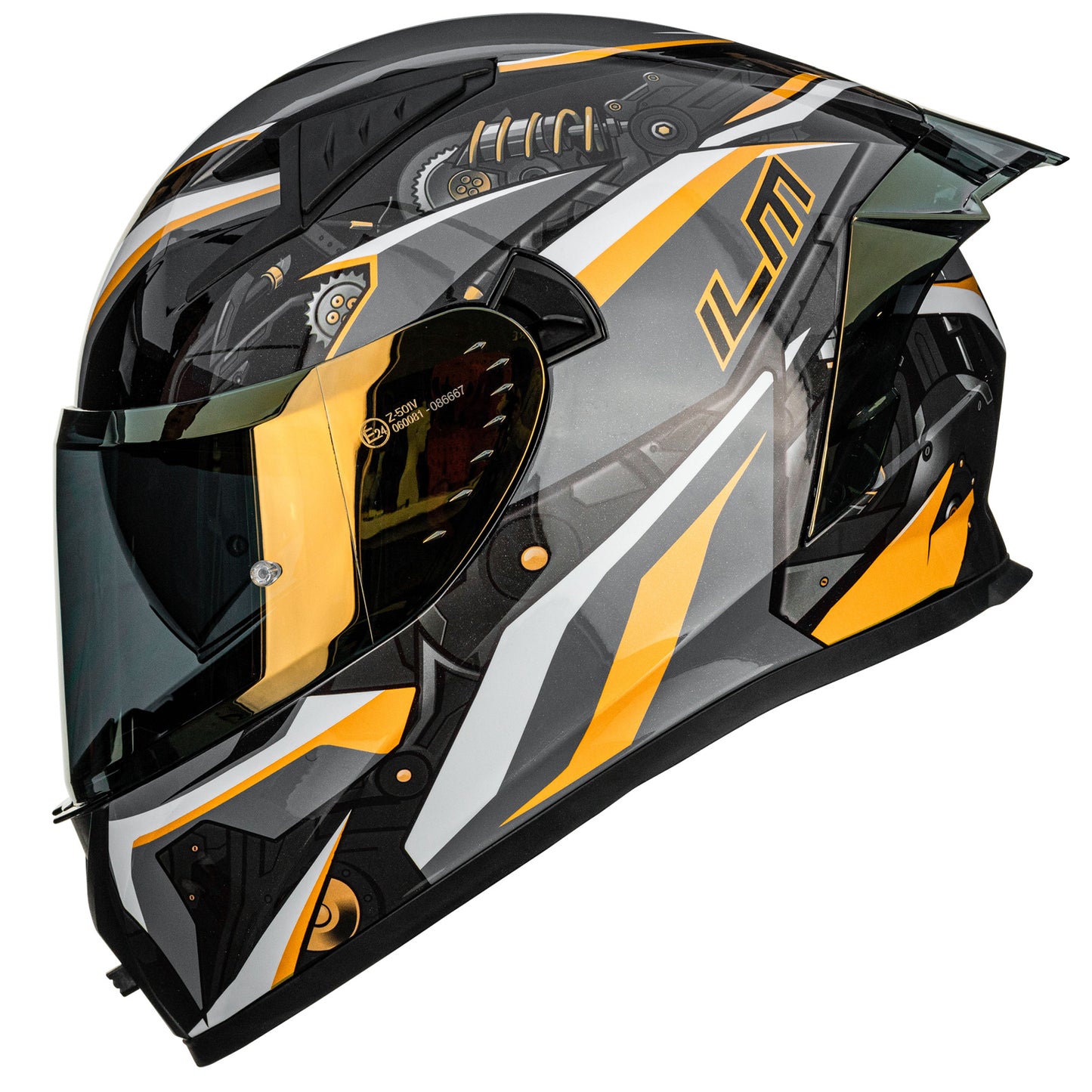 CASCO DE MOTO ILM - Z501 - HYPER GRAY