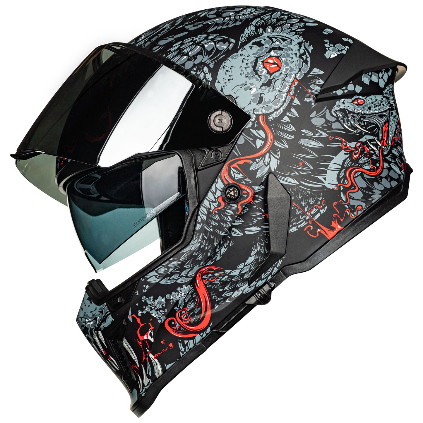 Casco de Moto ILM - MF509 - MYTHOLOGY RED