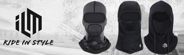 ILM Balaclava para motocicleta, mascarilla transpirable que se ajusta debajo del casco /Talla Adulto y Niño/