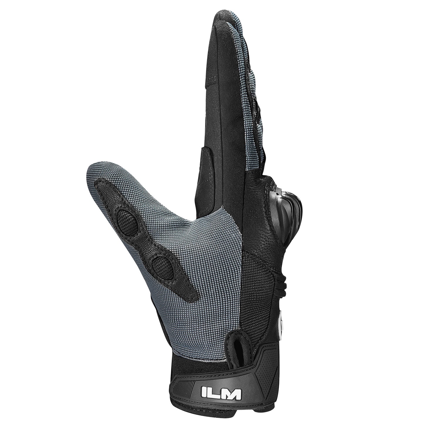 ILM Guantes de Moto JC42 / Negro - Gris