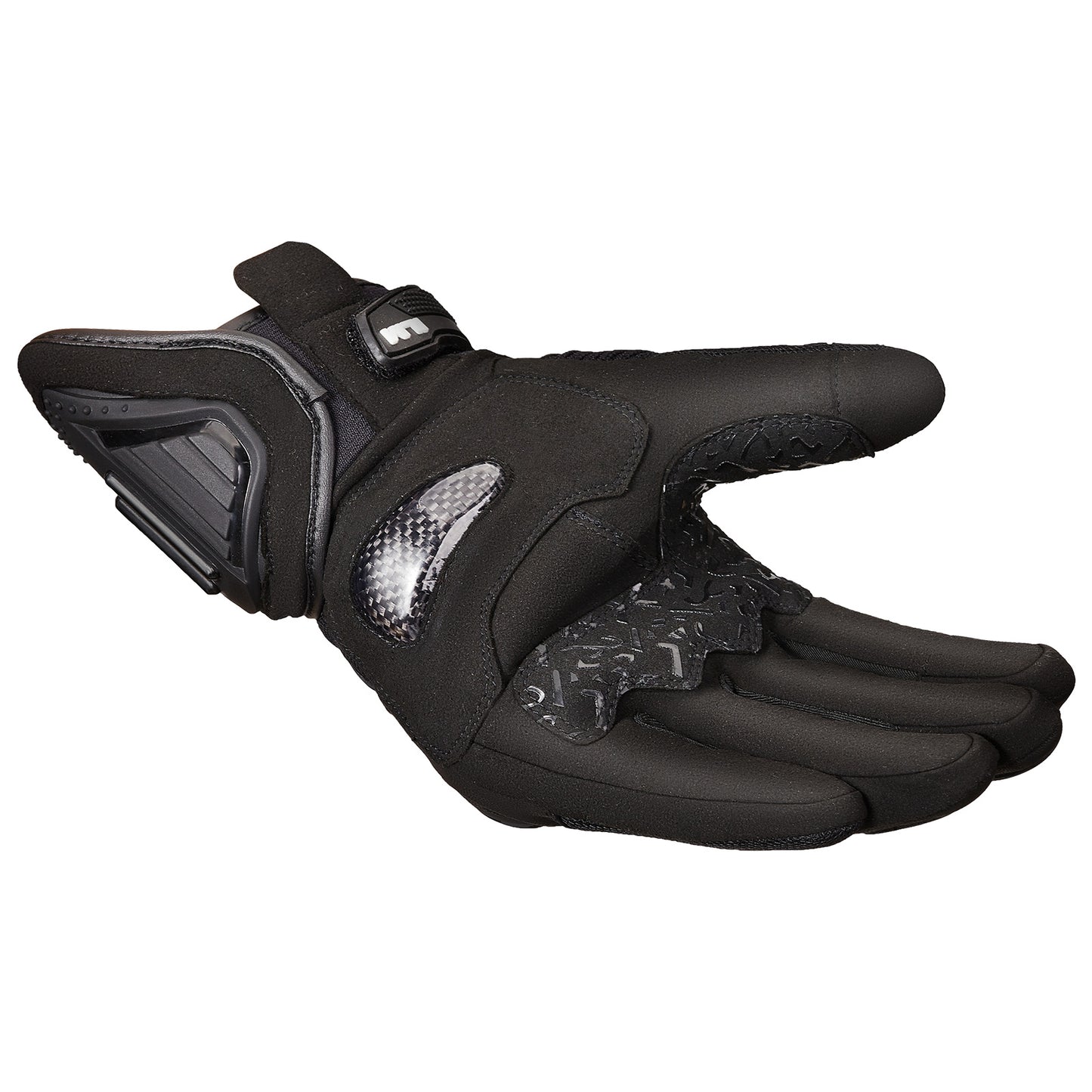 Guantes ILM WD01 cuero-textil para hombres y mujeres /Negro/