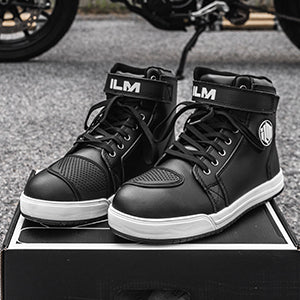 Zapatillas de moto ILM M1006 con protecciones / Negro