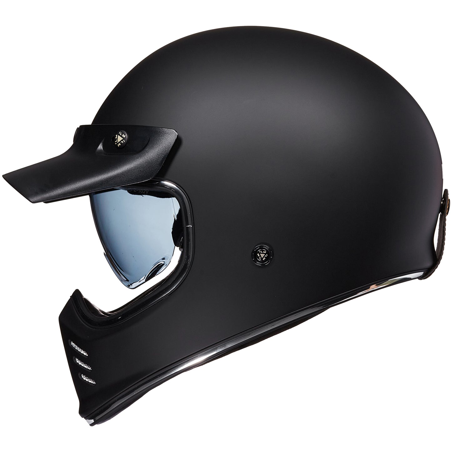 CASCO DE MOTO ILM - Z502 / NEGRO MATTE / CASCO CLÁSICO