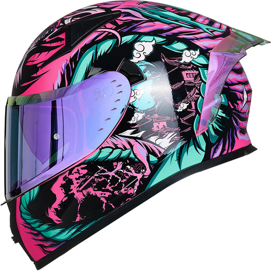 CASCO DE MOTO ILM - Z501 - LEGEND PINK