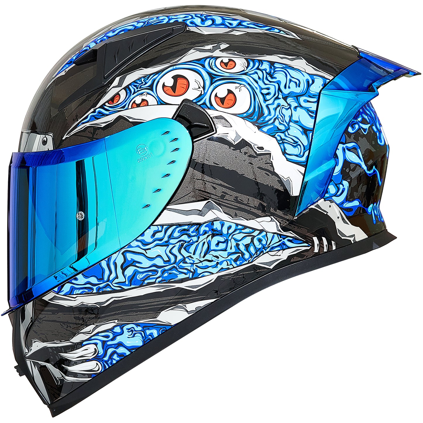 CASCO DE MOTO ILM - Z501 - MANTA BLUE