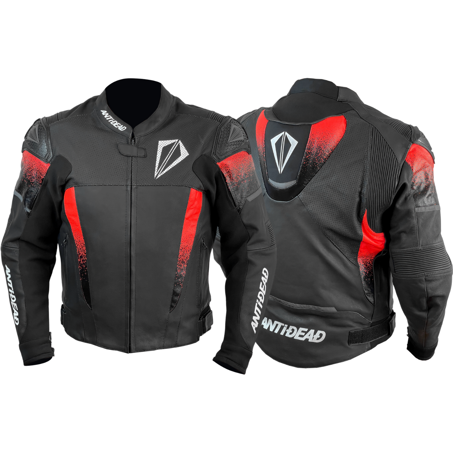 CHAQUETA DE MOTO ANTIDEAD BOOST GP V4/ NEGRO Y ROJO