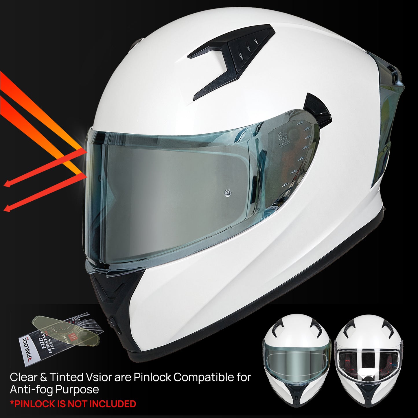 CASCO DE MOTO ILM - Z501 - WHITE