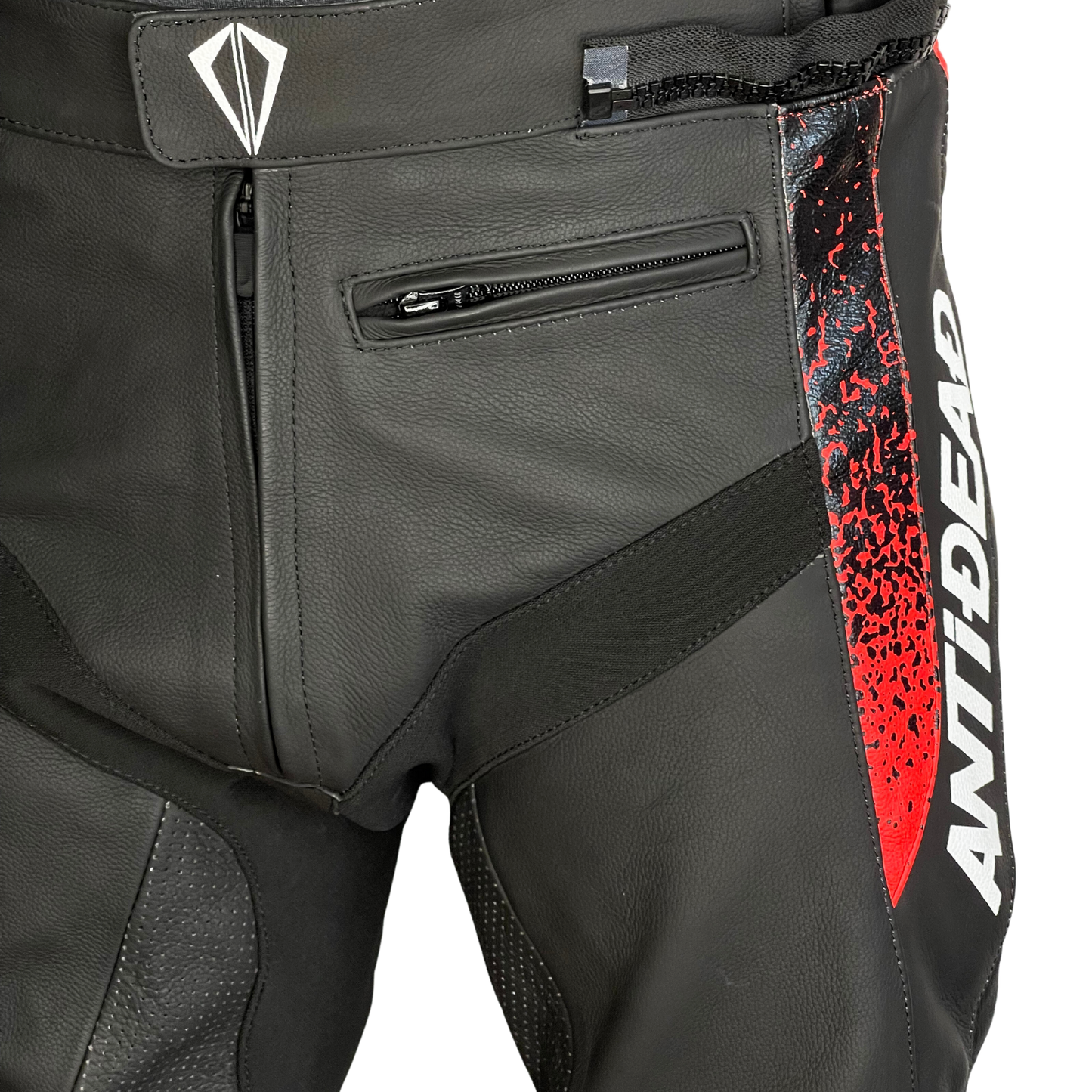 NUEVO PANTALON DE MOTO BOOST V3 HOMBRE / NEGRO Y ROJO