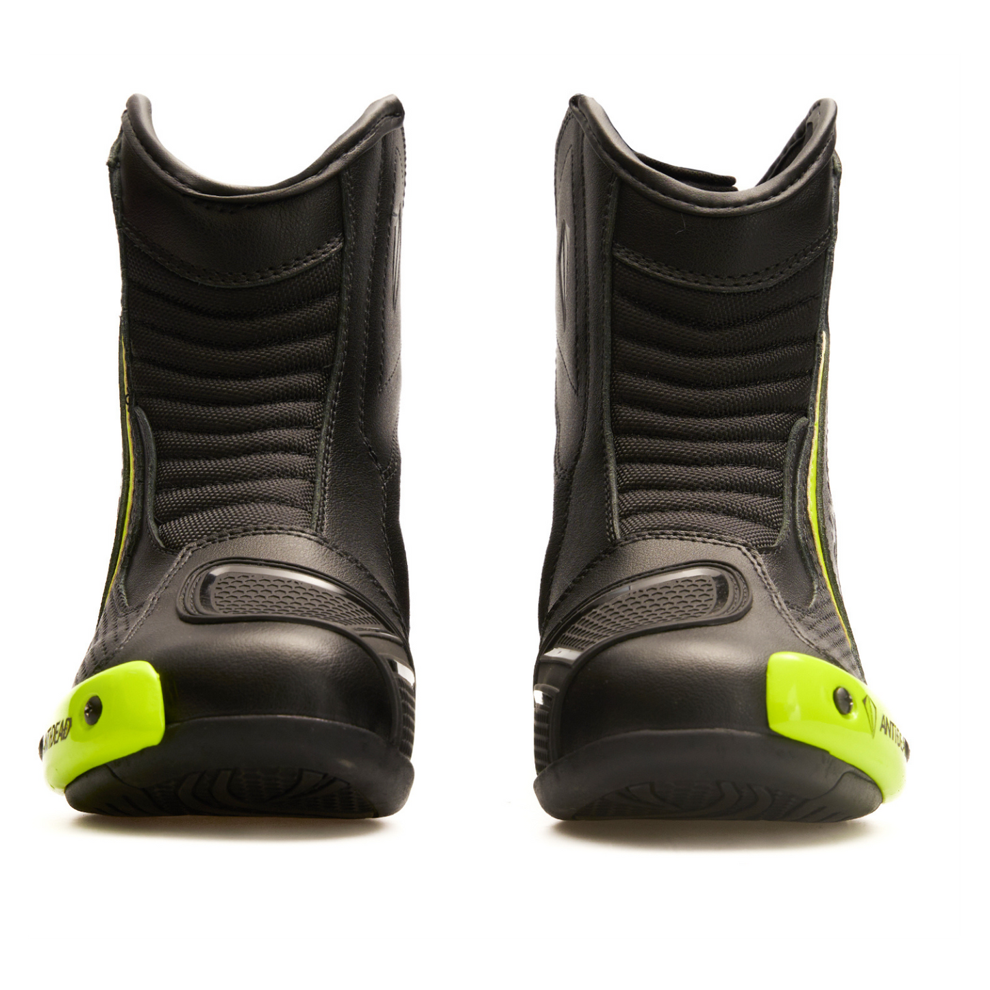 BOTINES ANTIDEAD DS2 / NEGRO Y AMARILLO FLUOR