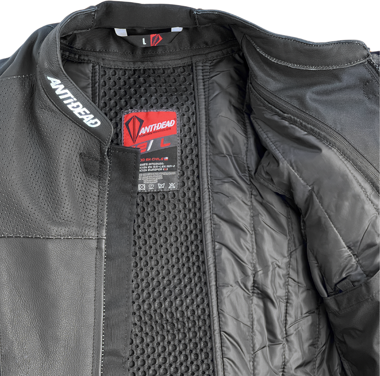 CHAQUETA DE MOTO ANTIDEAD BOOST GP V4 / NEGRO