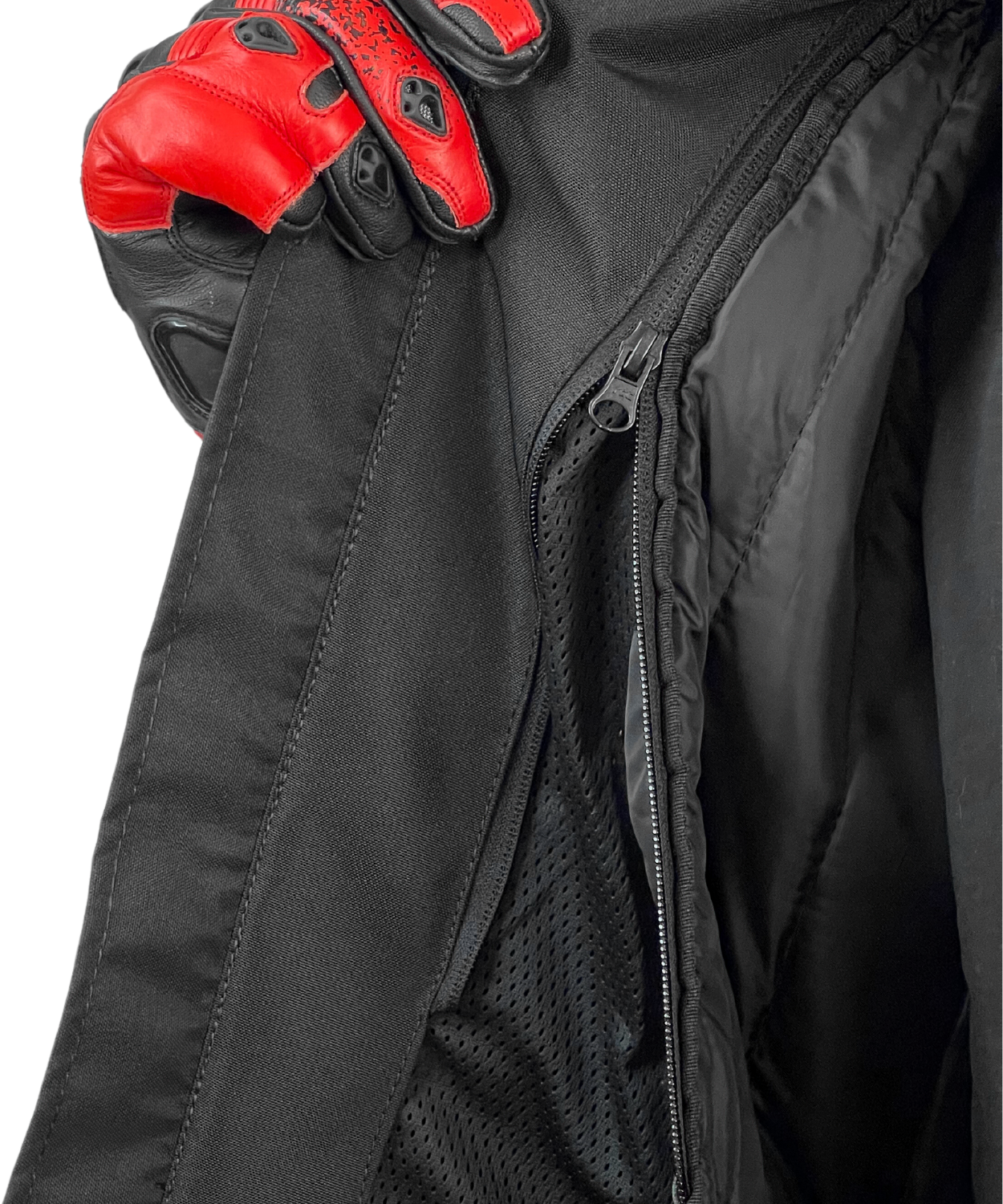 CHAQUETA DE MOTO ANTIDEAD BOOST GP V4/ NEGRO Y ROJO