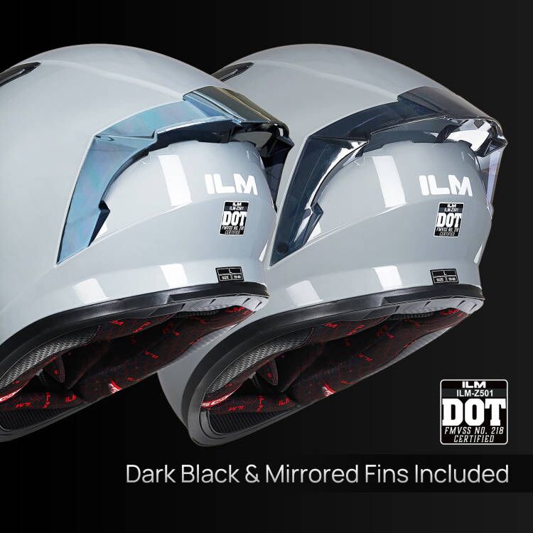 CASCO DE MOTO ILM - Z501 - GRAY