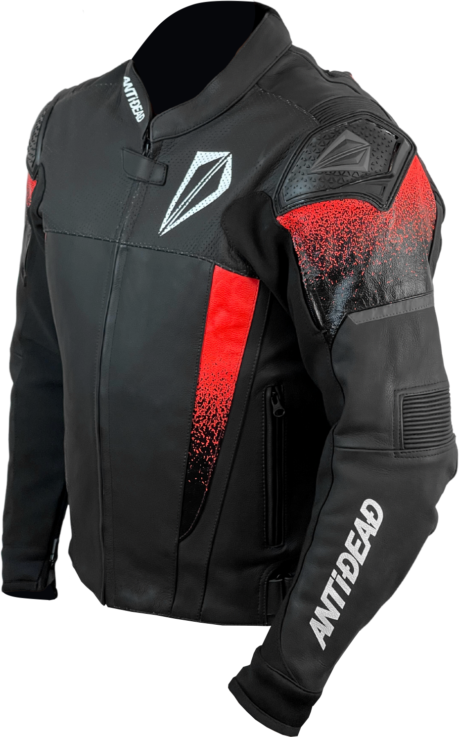 CHAQUETA DE MOTO ANTIDEAD BOOST GP V4/ NEGRO Y ROJO