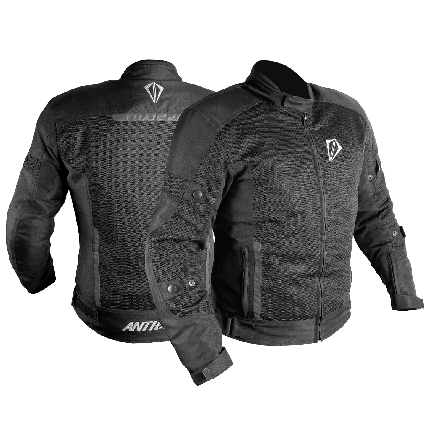 CHAQUETA TEXTIL DE MOTO ANTIDEAD AIR SF HOMBRE - NEGRO - NEGRO Y ROJO