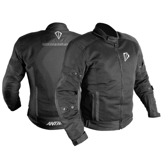 CHAQUETA TEXTIL DE MOTO ANTIDEAD AIR SF HOMBRE - NEGRO - NEGRO Y ROJO