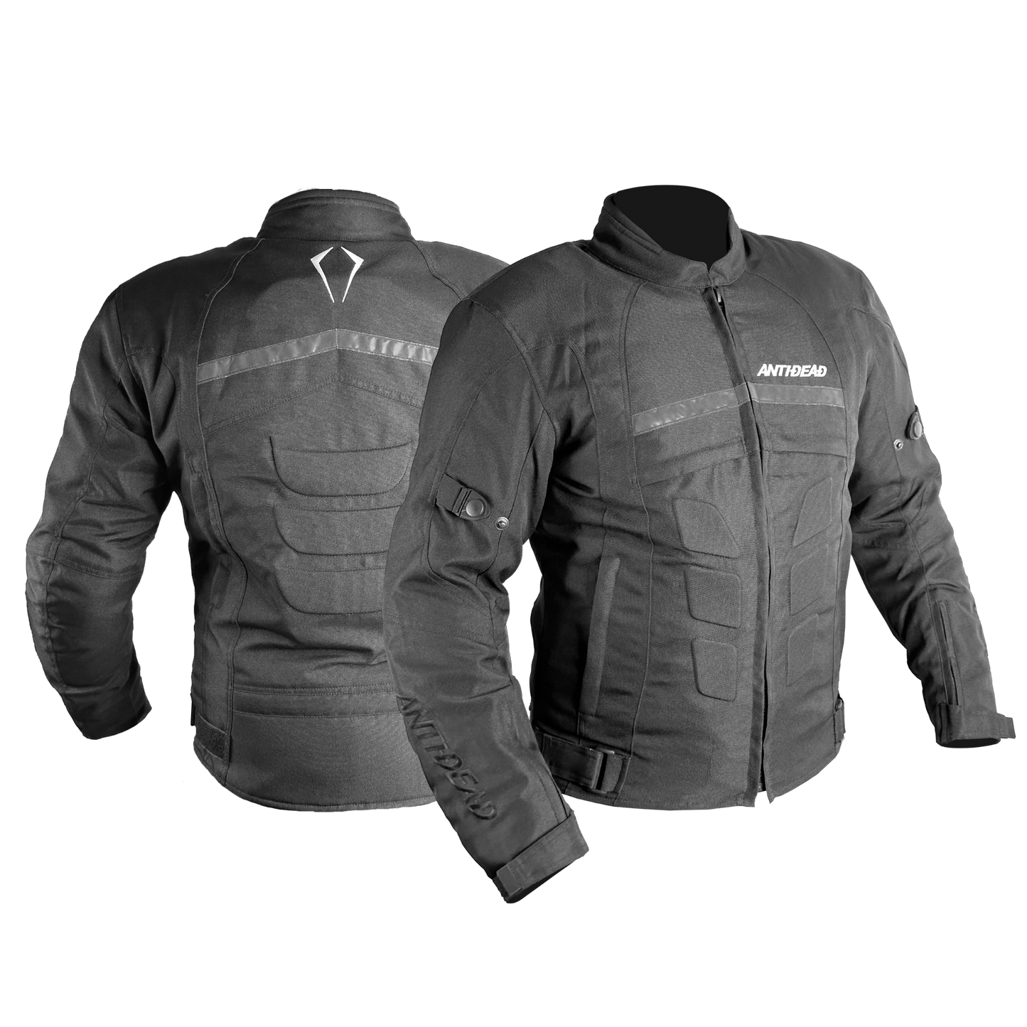 CHAQUETA DE MOTO TEXTIL ANTIDEAD X-23 HOMBRE / NEGRO