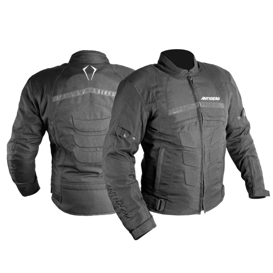 CHAQUETA DE MOTO TEXTIL ANTIDEAD X-23 HOMBRE / NEGRO