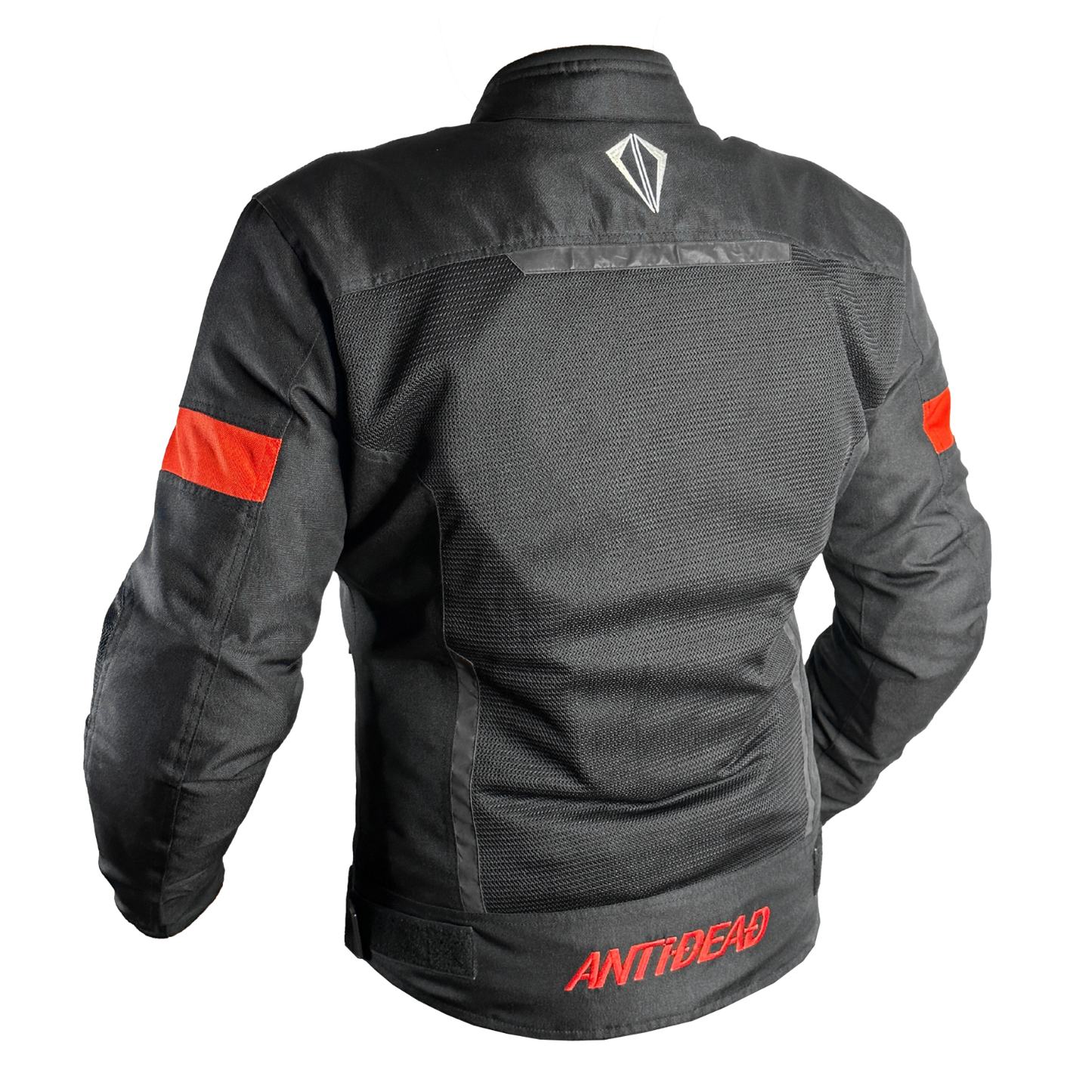 CHAQUETA TEXTIL DE MOTO ANTIDEAD AIR SF HOMBRE - NEGRO - NEGRO Y ROJO