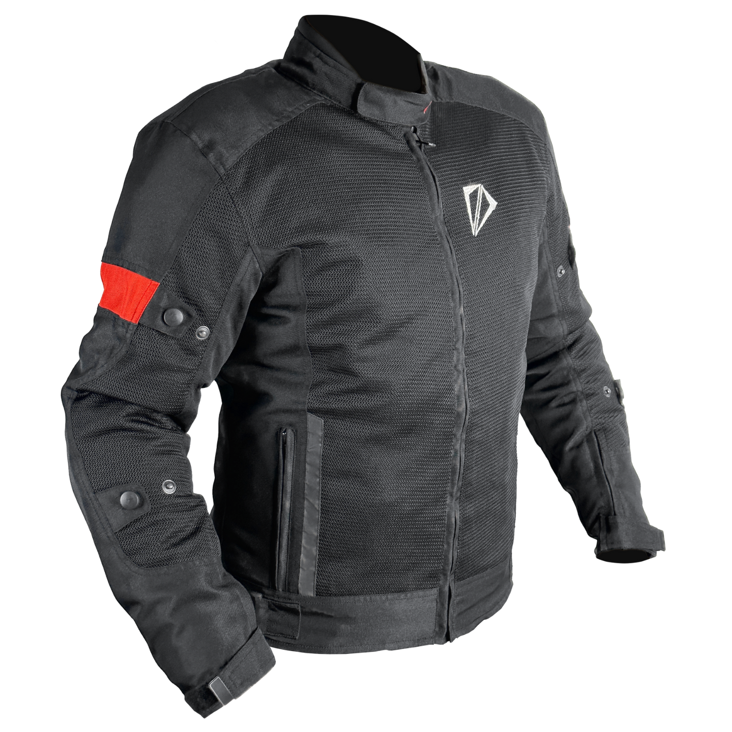 CHAQUETA TEXTIL DE MOTO ANTIDEAD AIR SF HOMBRE - NEGRO - NEGRO Y ROJO