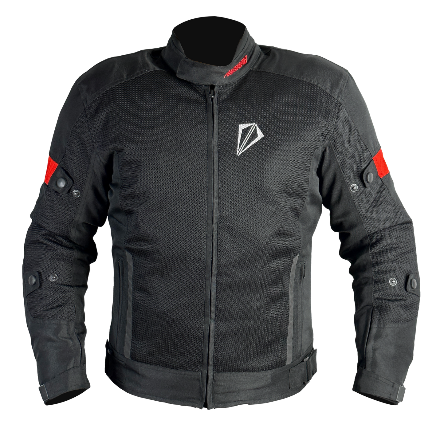 CHAQUETA TEXTIL DE MOTO ANTIDEAD AIR SF HOMBRE - NEGRO - NEGRO Y ROJO