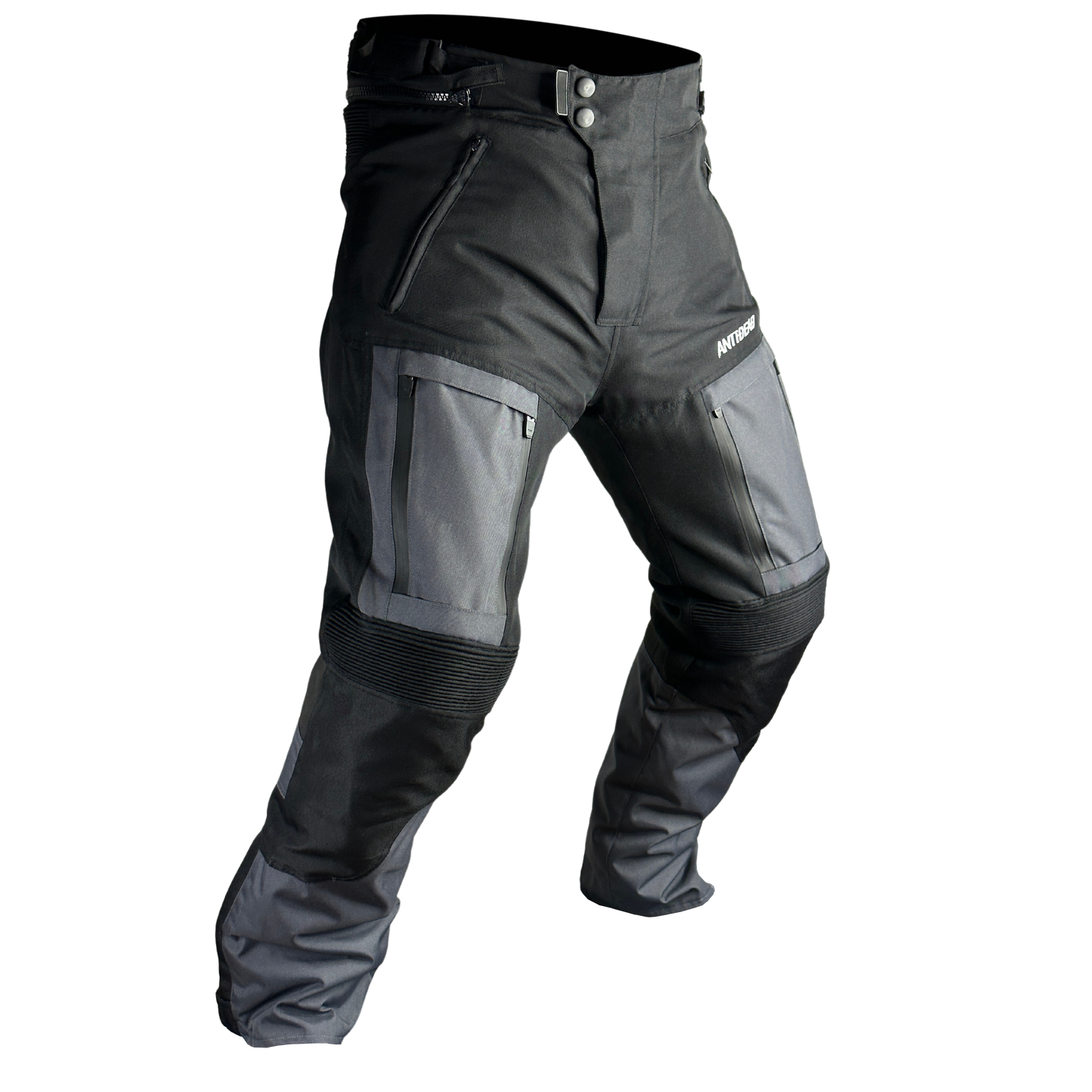 PANTALONES TEXTILES DE MOTO ANTIDEAD TOUR-RS HOMBRE - NEGRO Y GRIS