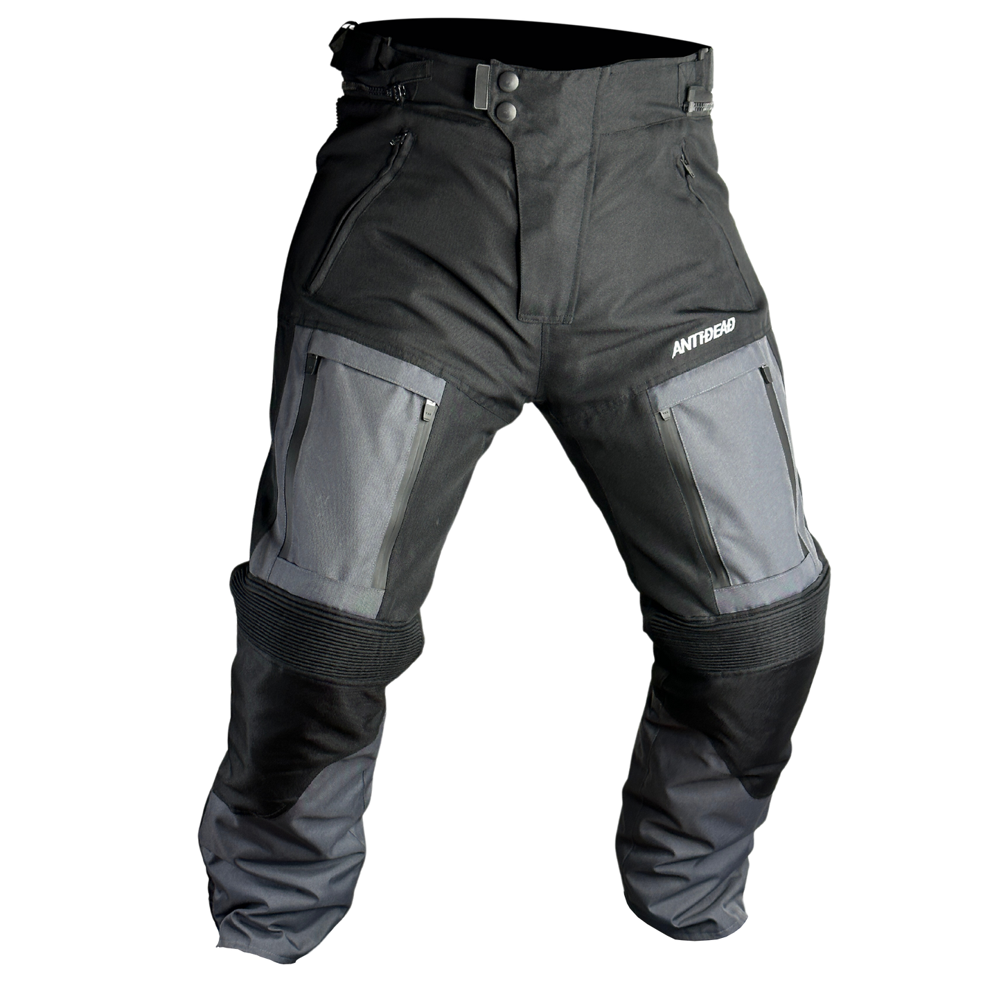 PANTALONES TEXTILES DE MOTO ANTIDEAD TOUR-RS HOMBRE - NEGRO Y GRIS